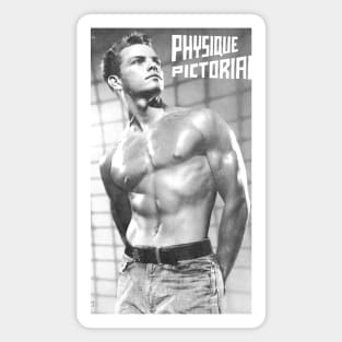 PHYSIQUE PICTORIAL - Vintage Physique Muscle Male Model Magazine Cover Magnet